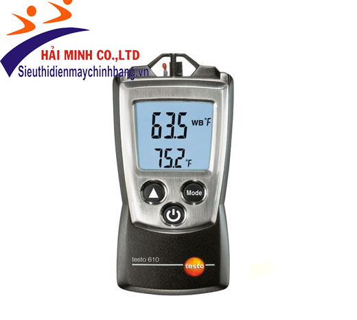 Máy đo độ ẩm, nhiệt độ Testo 610 chuẩn chất lượng Đức