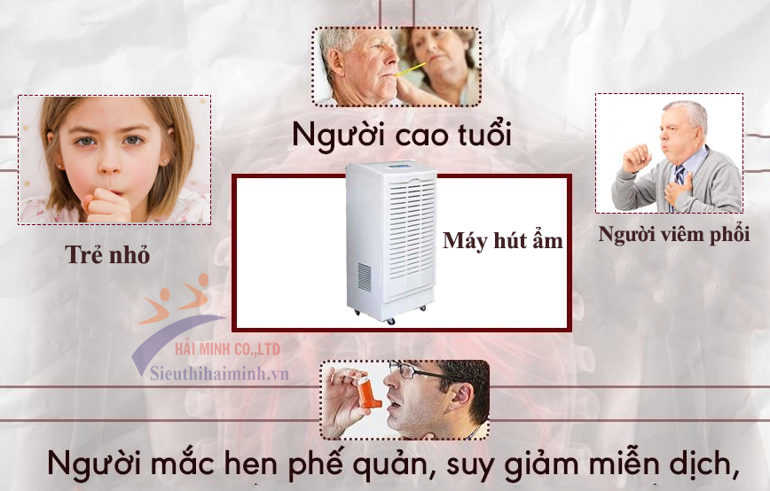 Máy hút ẩm giúp bảo vệ sức khoẻ gia đình bạn