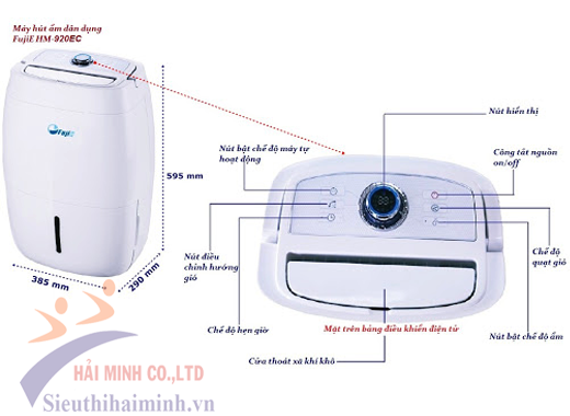 Điều chỉnh độ ẩm hợp lý để máy không bị quá tải và tiết kiệm điện năng tiêu thụ