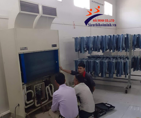 xử lý lỗi máy hút ẩm không hút nước của siêu thị Hải Minh