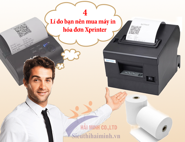 4 Lí do bạn nên mua máy in hóa đơn Xprinter