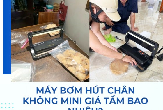 Máy bơm hút chân không mini giá tầm bao nhiêu?