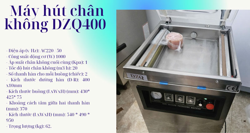 Máy hút chân không DZQ400 