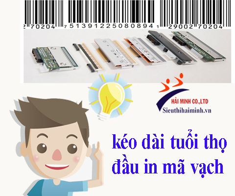 kéo dài thời gian sử dụng cho đầu in của máy in mã vạch